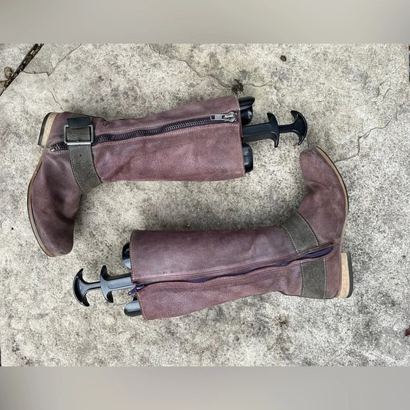 John Fluevog Radio RTP, suede zip side boots, size 6 - Picture 5 of 11